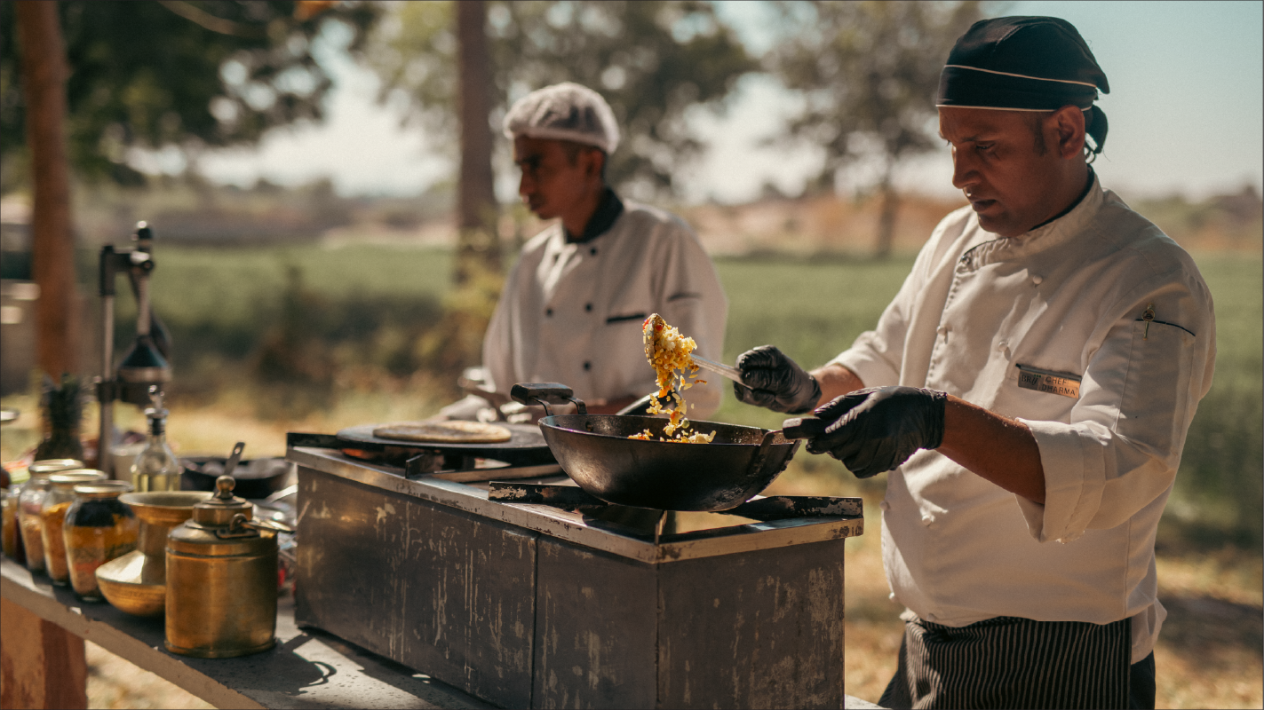Lunch in the Fields
