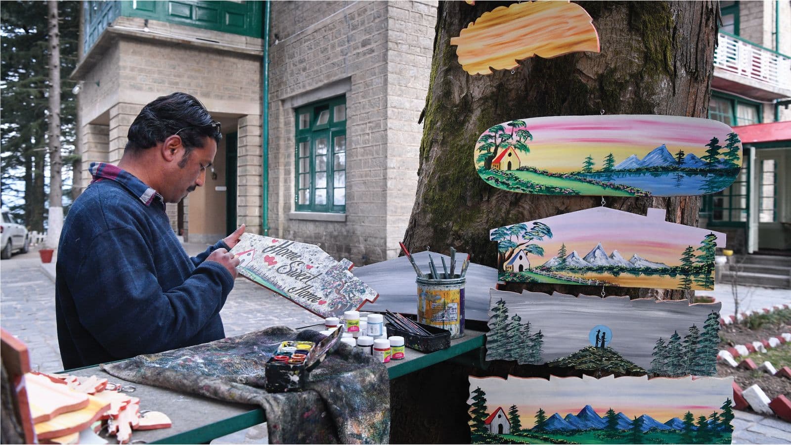 Wood Painting